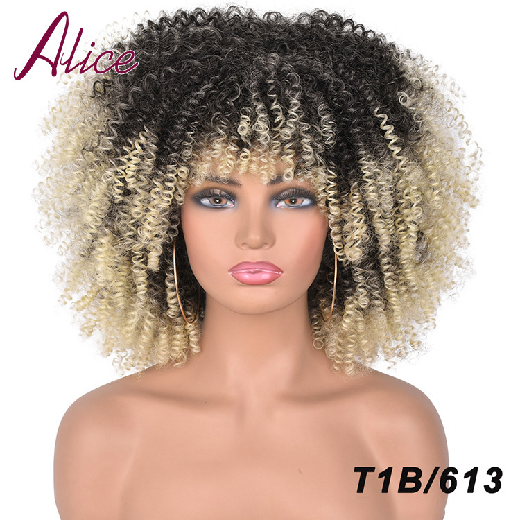 10 pcs mixed colors short hair afro kinky curly wigs with bangs for black women(below price is10 pcs) 10 pcs mixed colors short hair afro kinky curly wigs with bangs for black women(below price is10 pcs)