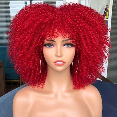 10 pcs mixed colors short hair afro kinky curly wigs with bangs for black women(below price is10 pcs) 10 pcs mixed colors short hair afro kinky curly wigs with bangs for black women(below price is10 pcs)