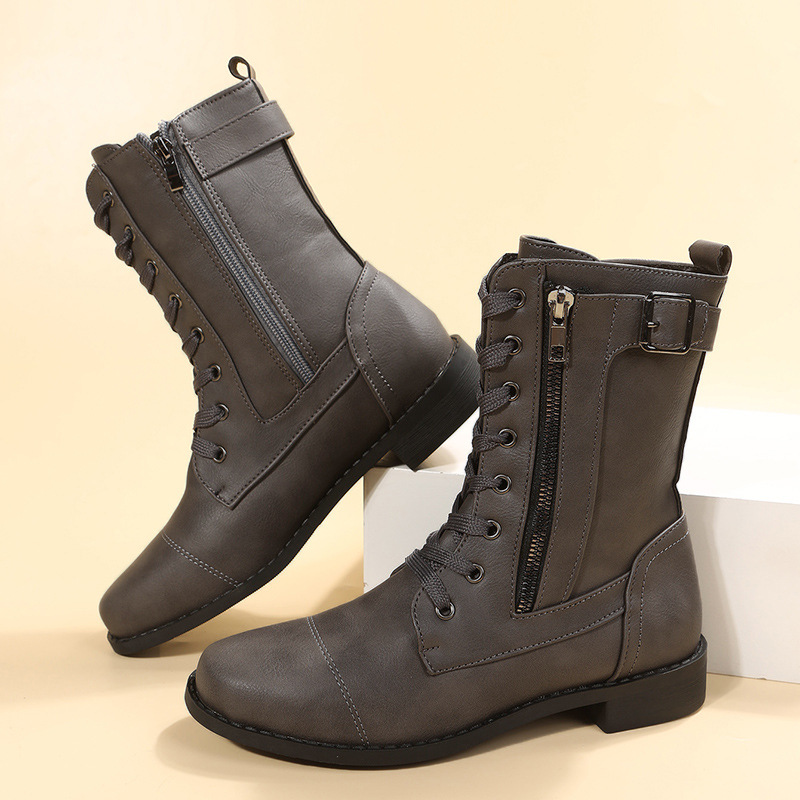 10pair mixed color boots plus size low heel round toe zipper lace casual (below price is 10pair) 10pair mixed color boots plus size low heel round toe zipper lace casual (below price is 10pair)